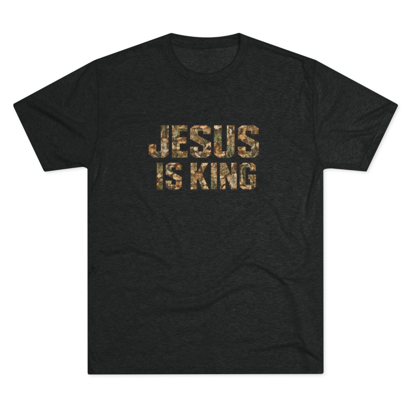 Jesus Is King Camo Tee