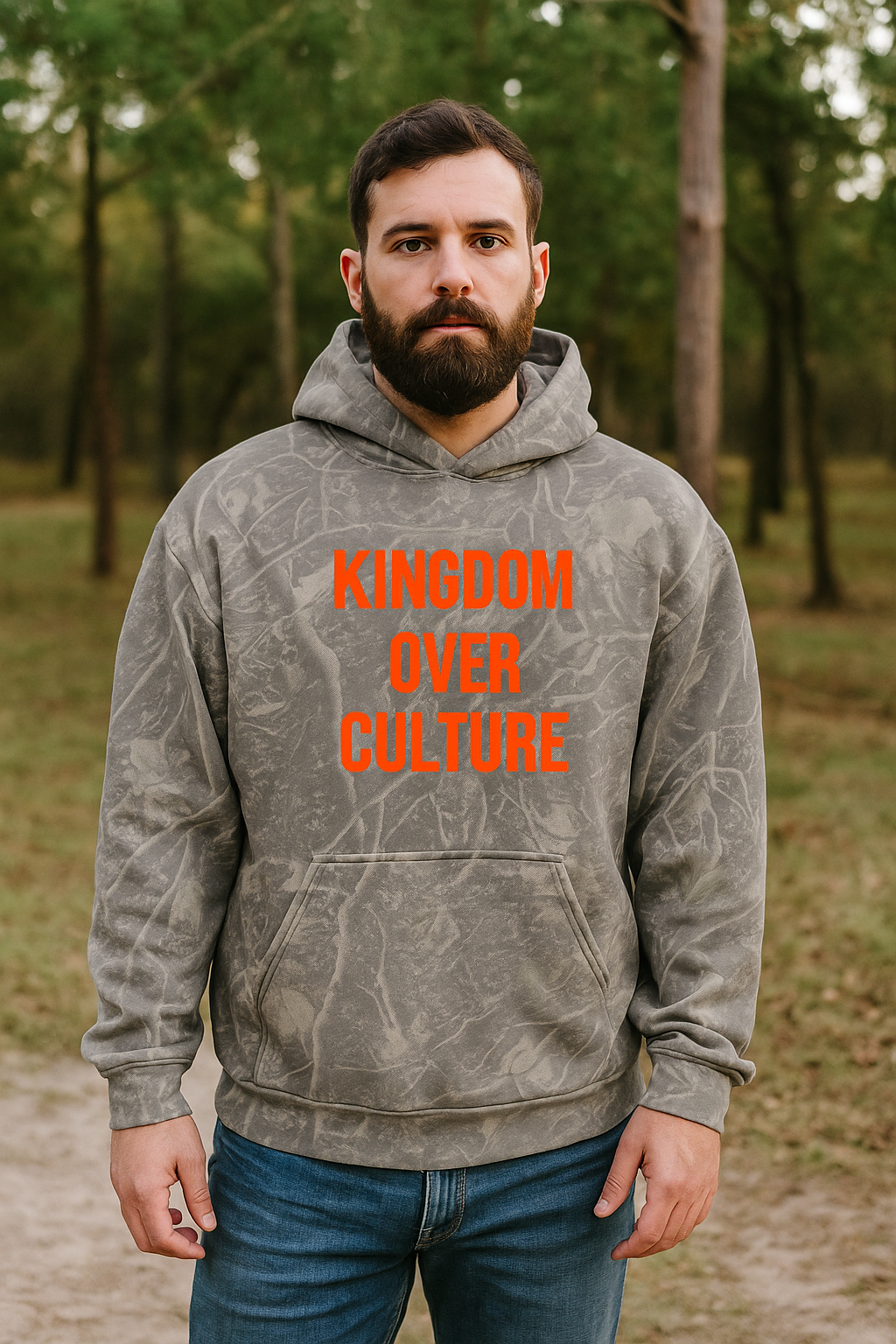Kingdom Over Culture Camo Hoodie