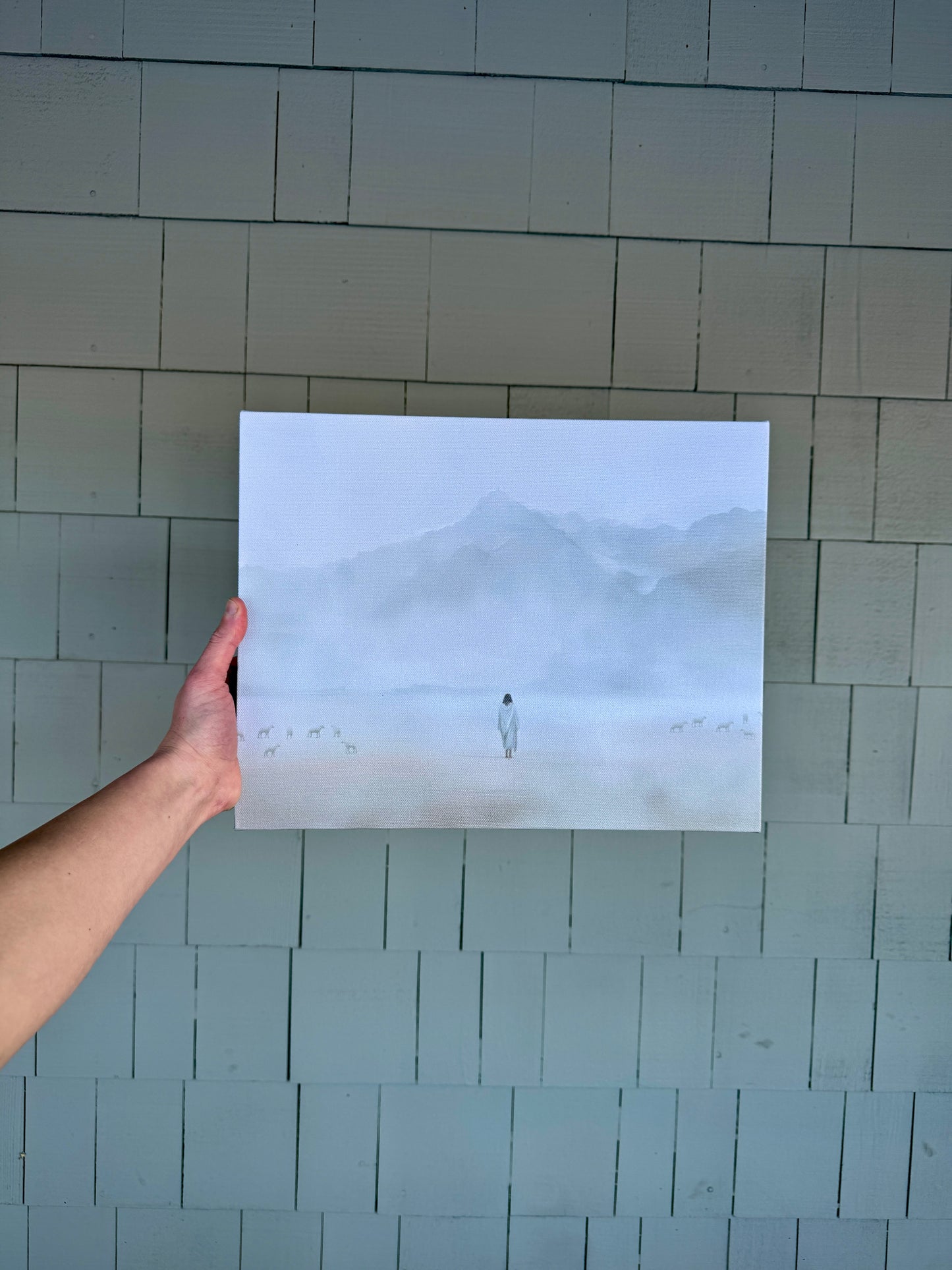 Jesus Leaves The 99 Canva Art