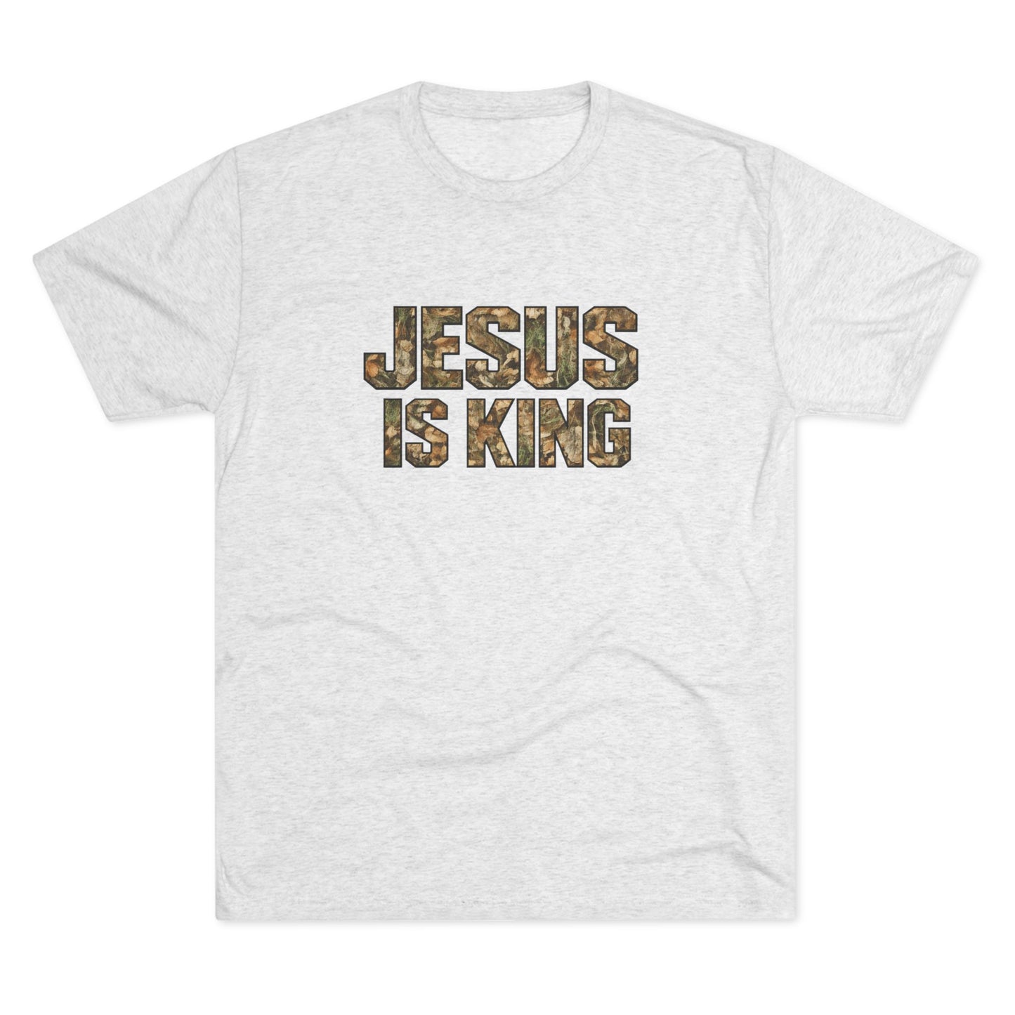 Jesus Is King Camo Tee