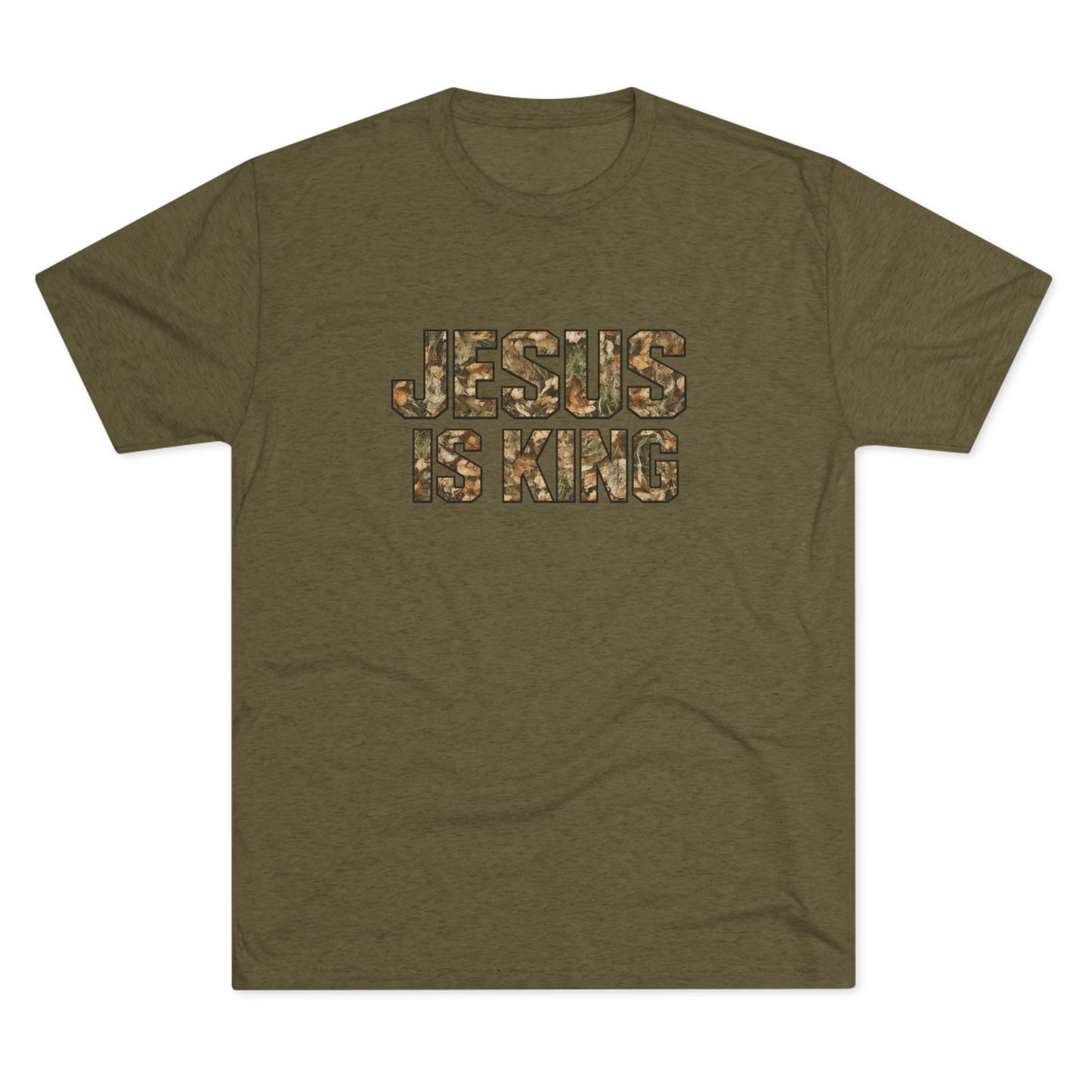 Jesus Is King Camo Tee